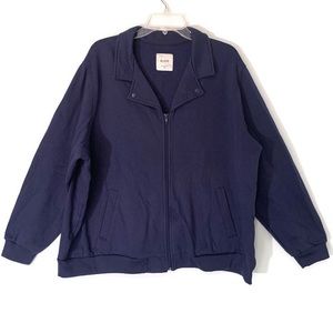 โ๏ธ5 for $25โ๏ธ Blair Womens Collared Navy Blue Light Jacket Size 2 XLarge